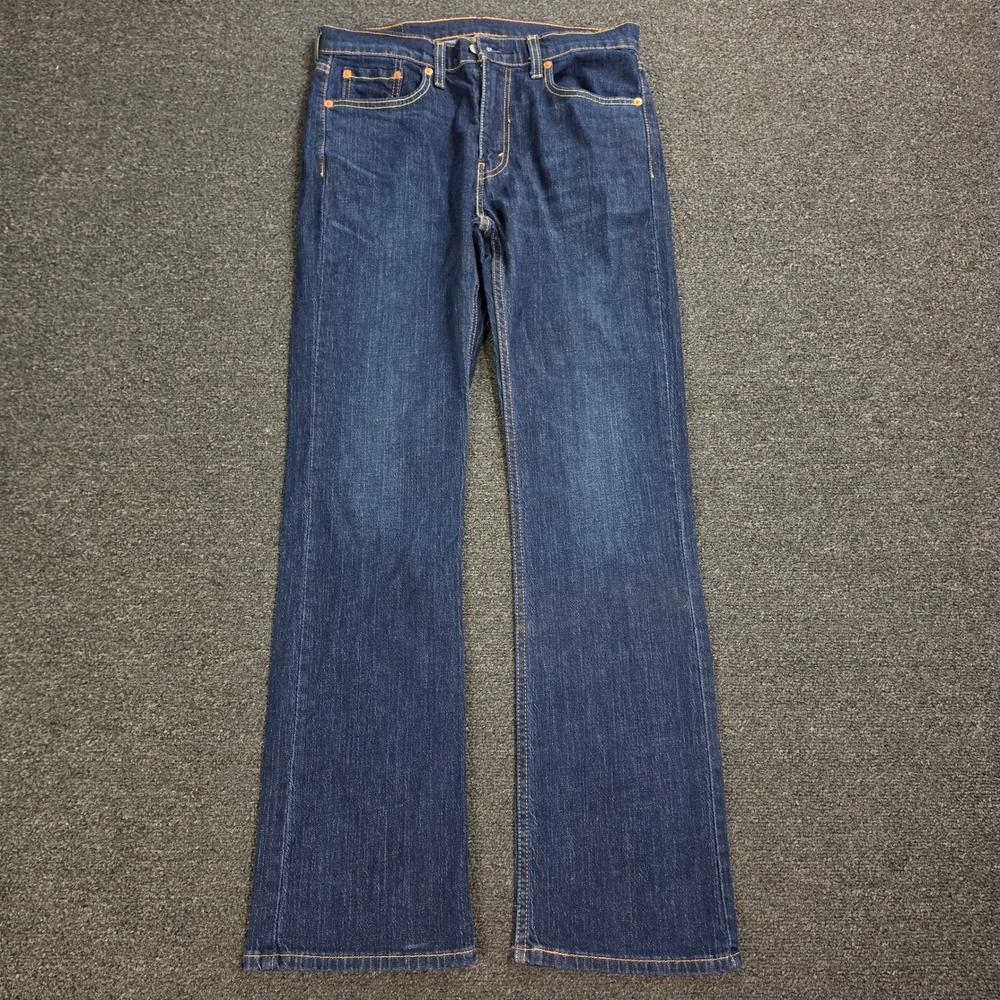 Levi's 527 Slim Bootcut Jeans Mens 30x32 Dark Wash Indigo Denim Pants 527-0539